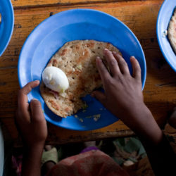 School meal feeding in Ethiopia for survey infographics