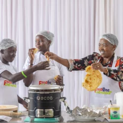 Her Excellency Rachel Ruto, First Lady of the Republic of Kenya (far right) at a Feed One, End Hunger event