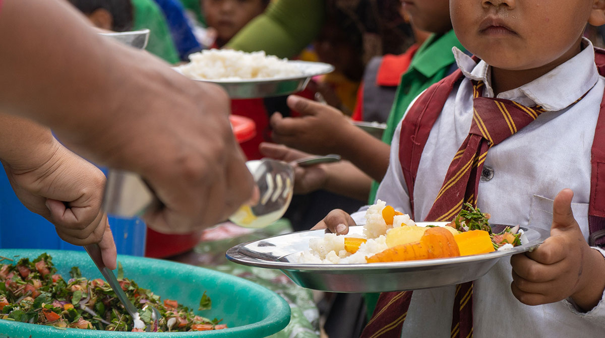 freshly prepared school meals