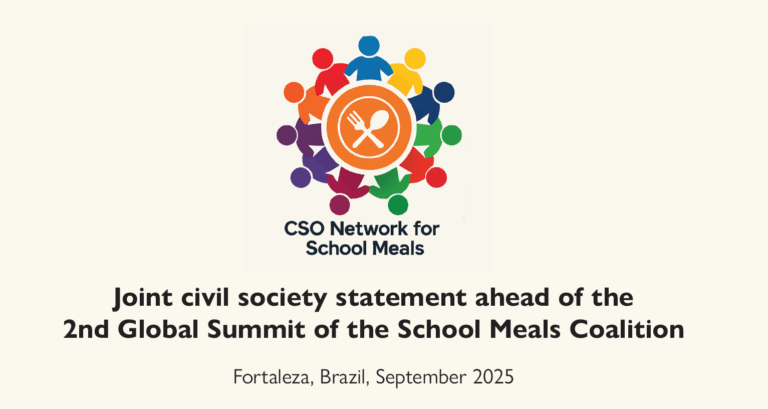 CSO Network for School Meals