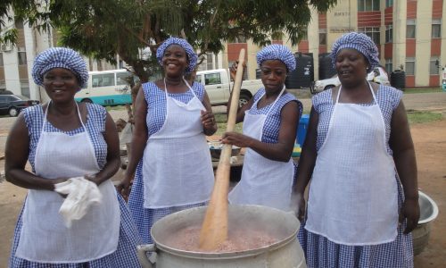 Lunch Ladies Practitioners of GCNF Regional network photo of school lunch ladies in Africa